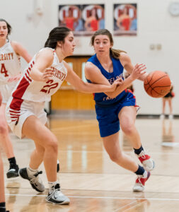 Lindsay Garrison can't be stopped beyond the arc as Wheeling Park routs University 58-37 in co-regional championship